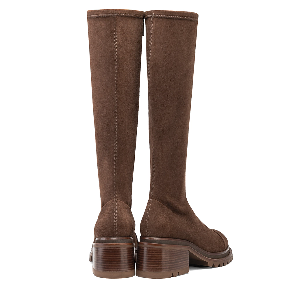 Bota Marchesi Camurça Stretch Baronesa Marrom