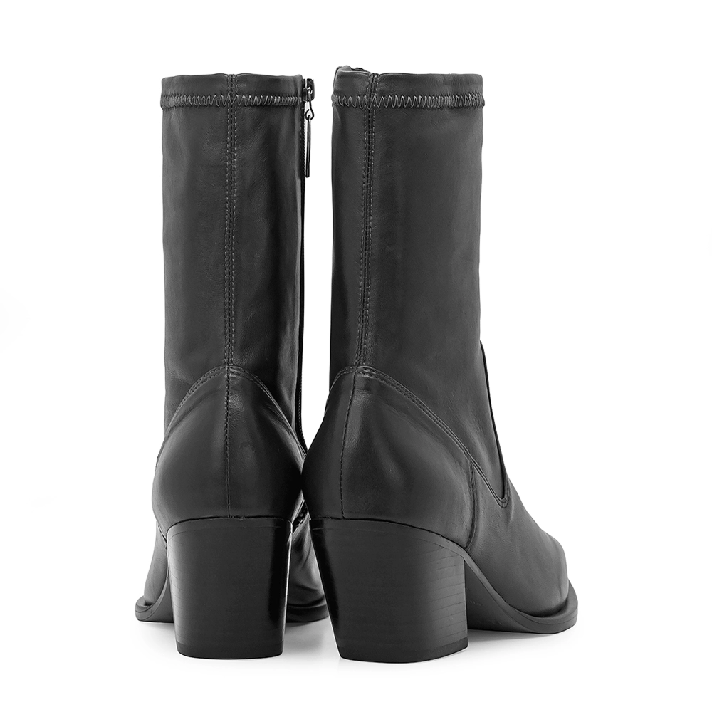 Bota Cano Curto Baronesa Preta