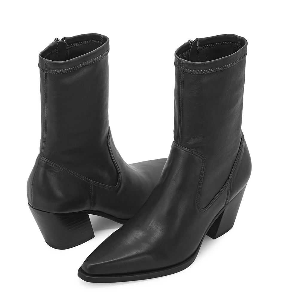 Bota Cano Curto Baronesa Preta