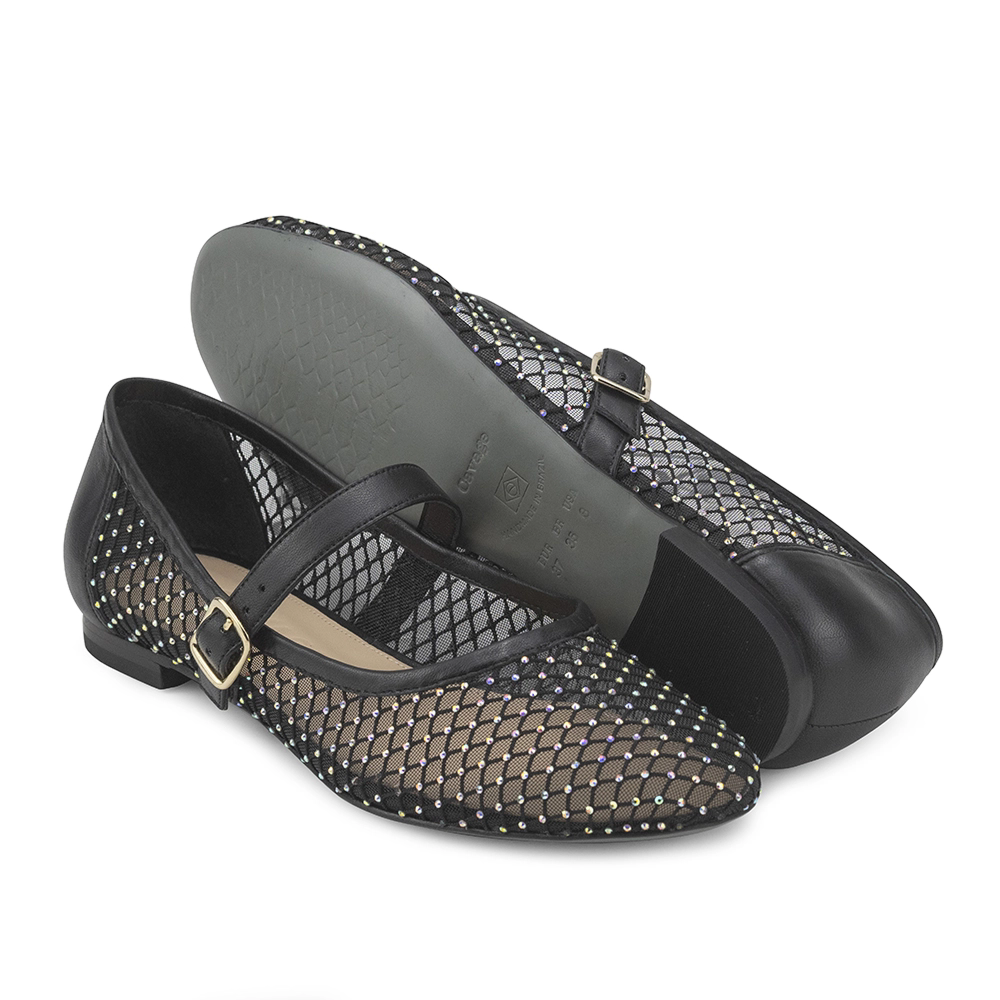 Sapatilha Ballet Dida Baronesa Preto