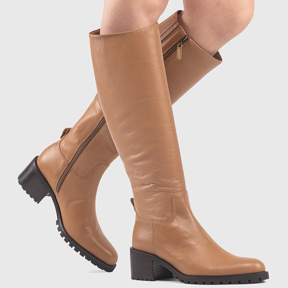 Bota Cano Longo Baronesa Marrom
