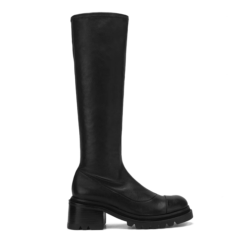 Bota Marchesi Pelica Stretch Baronesa Preto