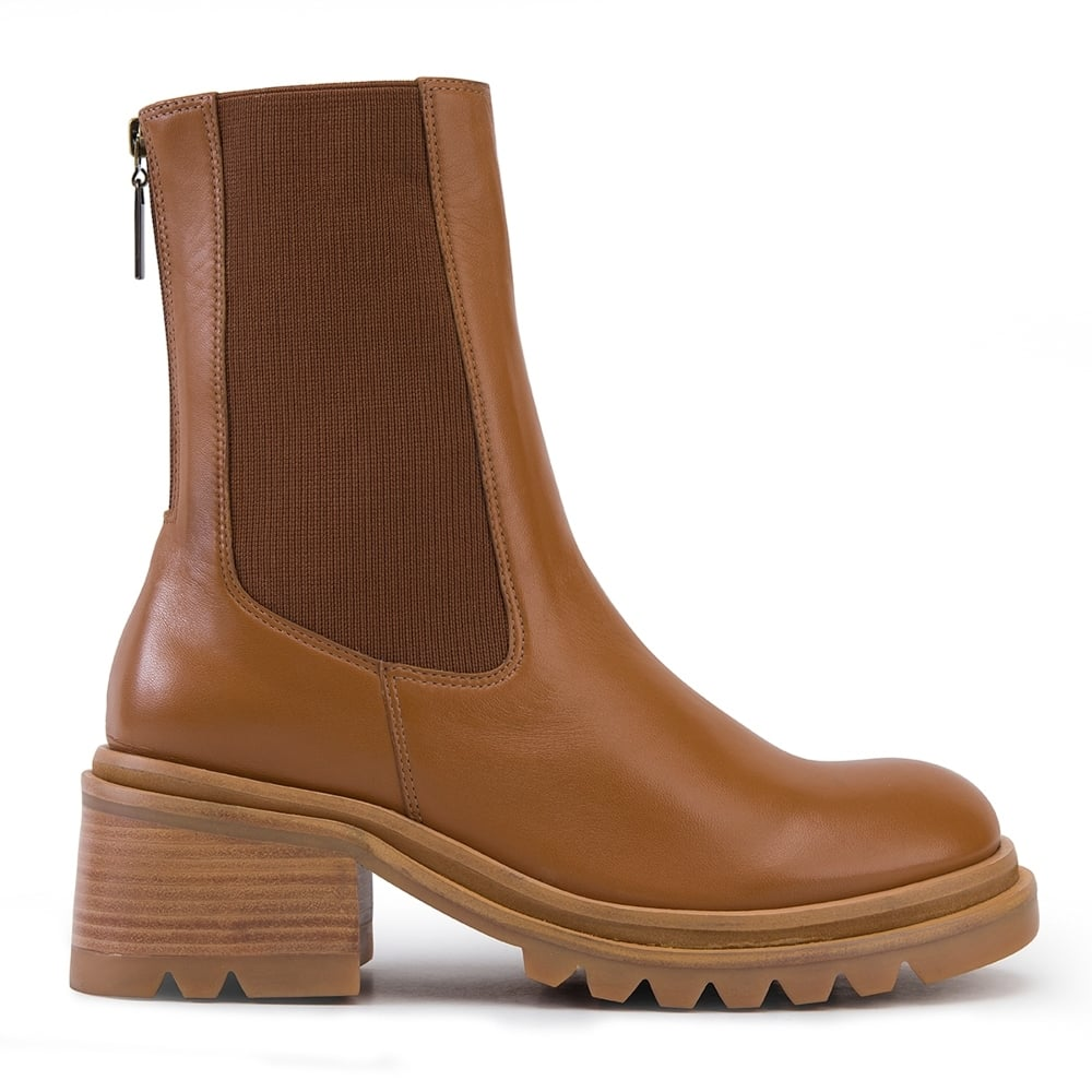 Bota Coturno Green Day Pelica Baronesa Caramelo