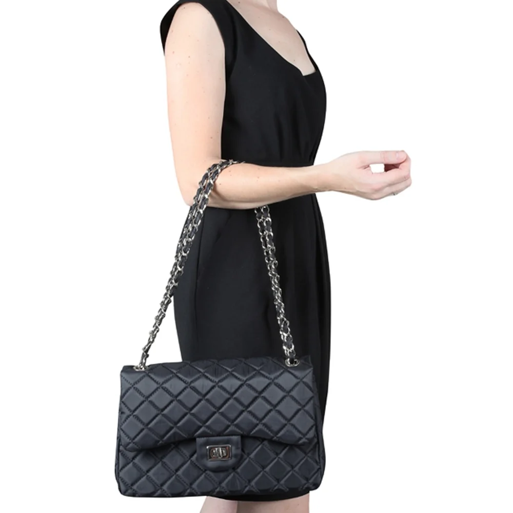 Bolsa Grace Nylon Baronesa Preto