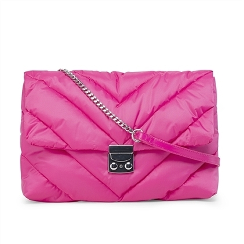 Bolsa Cláudia Nylon Baronesa Pink