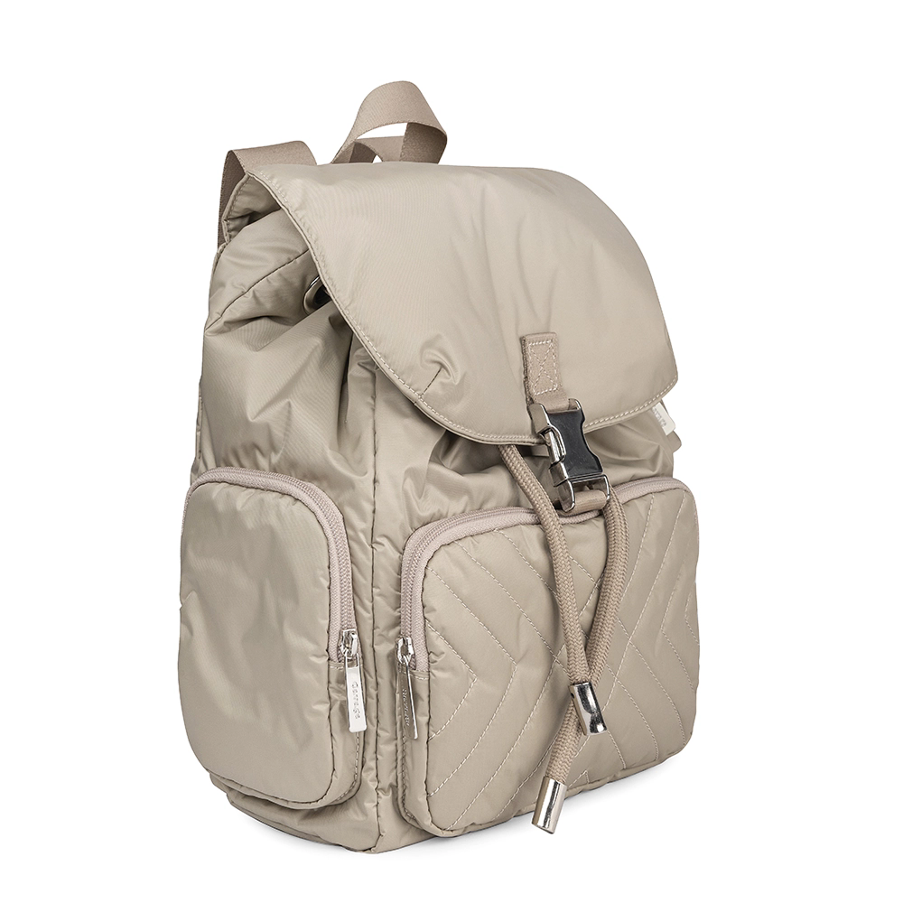 Bolsa Mochila Parachute Nylon Baronesa Bege