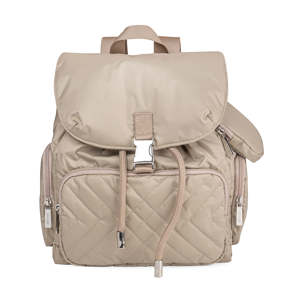 Bolsa Mochila Parachute Nylon Baronesa Bege