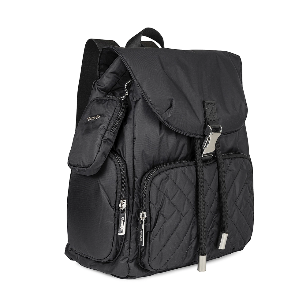 Bolsa Mochila Parachute Nylon Baronesa Preto