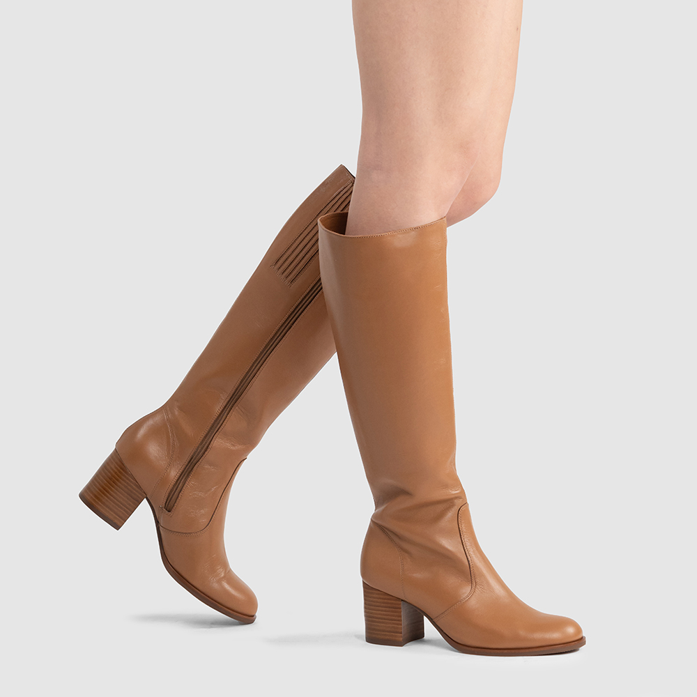 Bota Simona Pelica Baronesa Caramelo