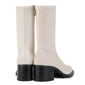 Bota Connor Pelica Stretch Baronesa Off White