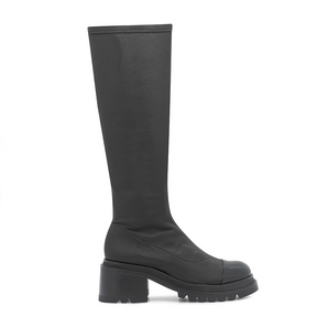 Bota Cano Longo Marchesi Verniz Preto Multi Baronesa Preto