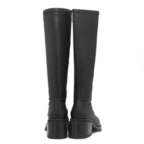 Bota Cano Longo Marchesi Verniz Preto Multi Baronesa Preto