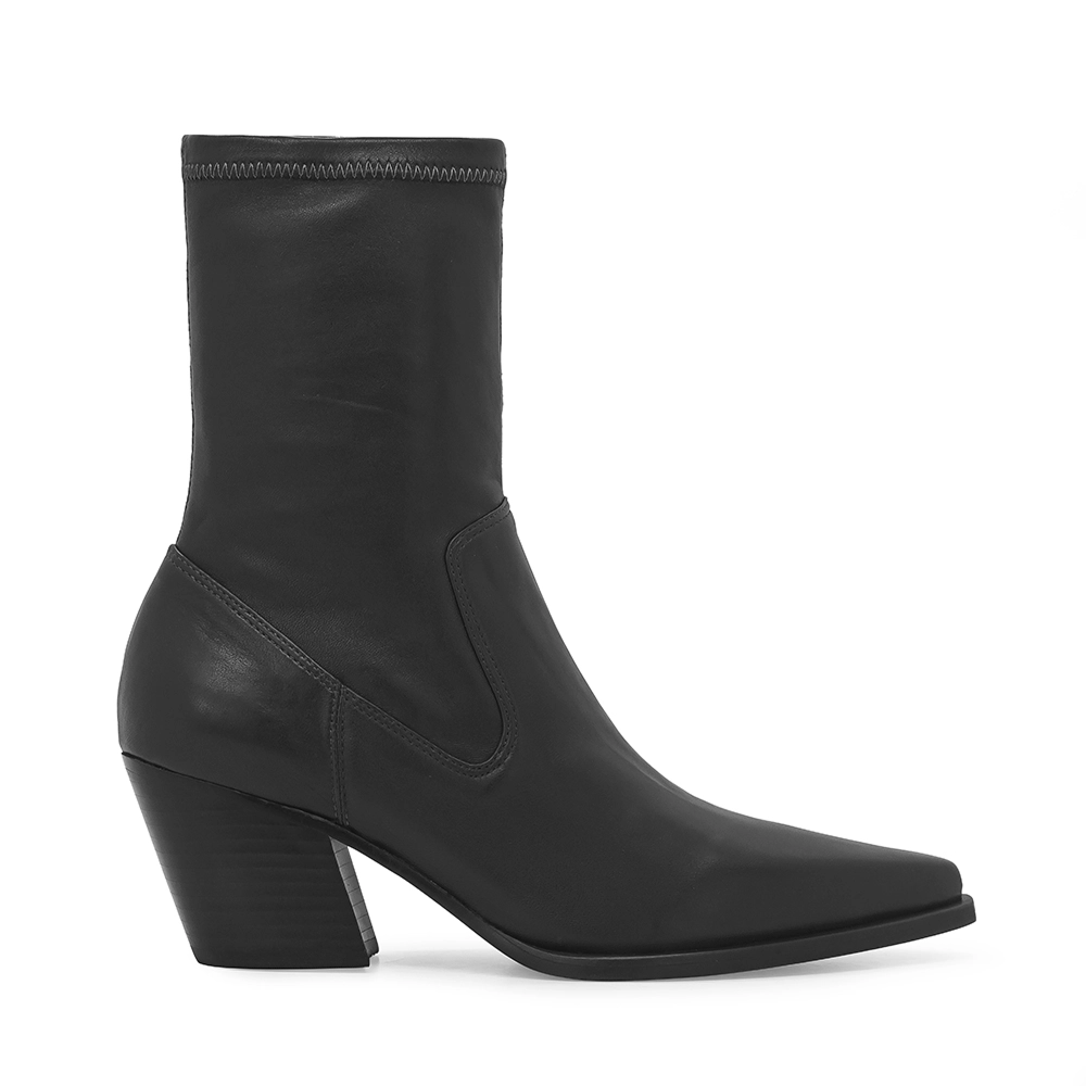 Bota Cano Curto Baronesa Preta