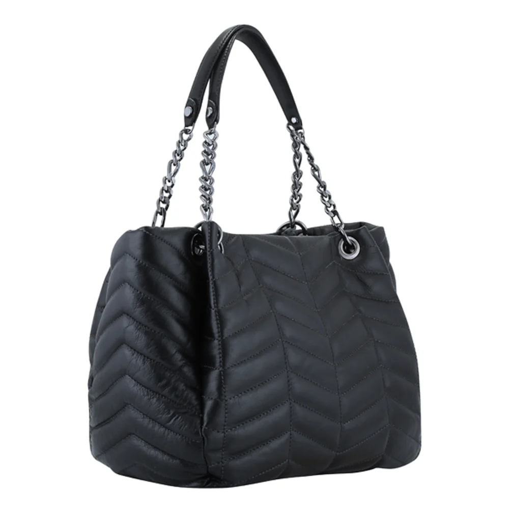 Bolsa Madonna Pelica Baronesa Preto