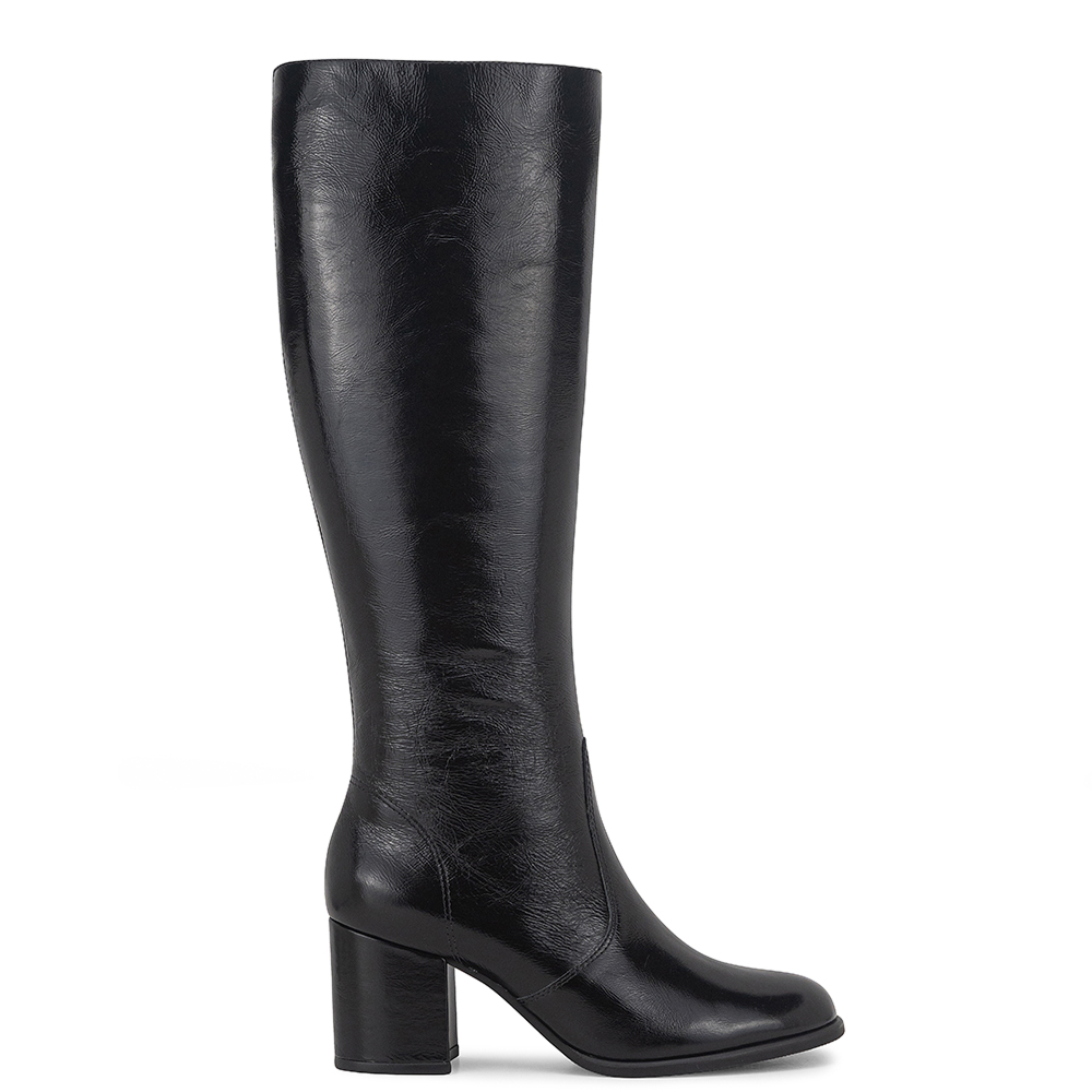 Bota Simona Verniz Vintage Baronesa Preto